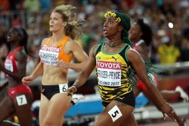 Fraser-Pryce to defend both sprints in Beijing