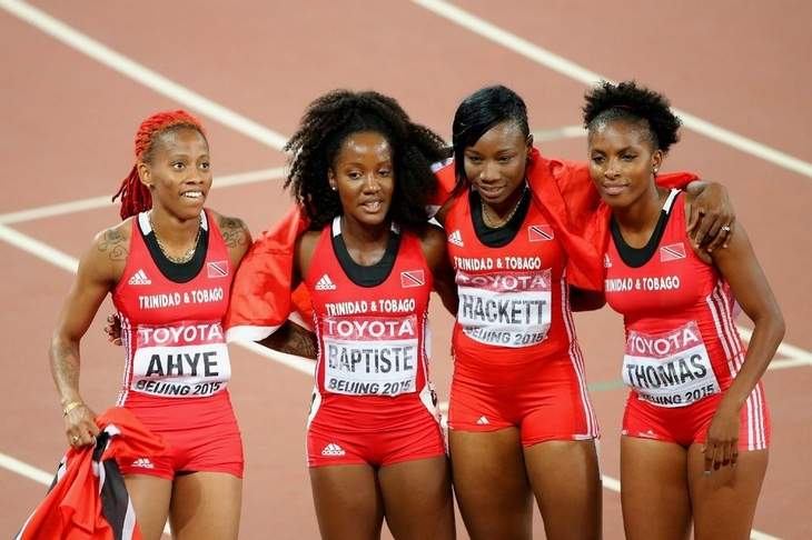 COMING OF AGE T&T women strike bronze in 4x1 relay