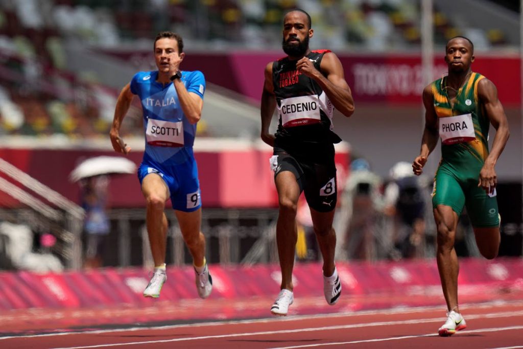 Tokyo Olympics : Machel Cedenio, men's 400m heat