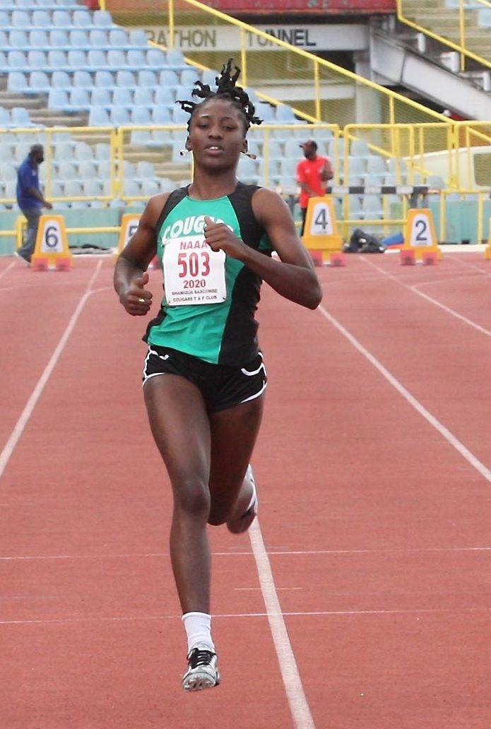 CARIFTA Games Kingston JAM : Shaniqua Bascombe 100m Bronze