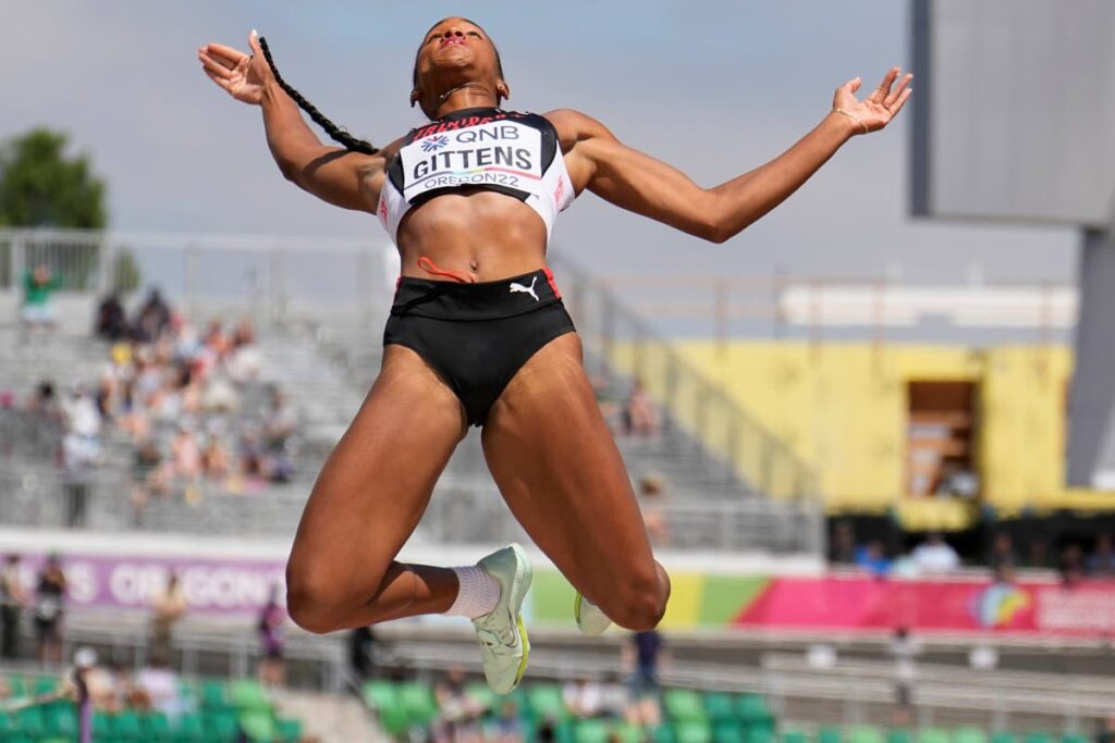 World Athletics Championships Oregon USA : Tyra Gittens, long jump qualification