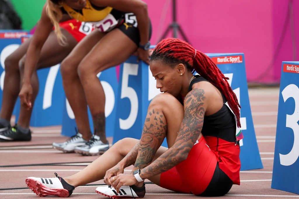 Ahye out Commonwealth 100 metres final