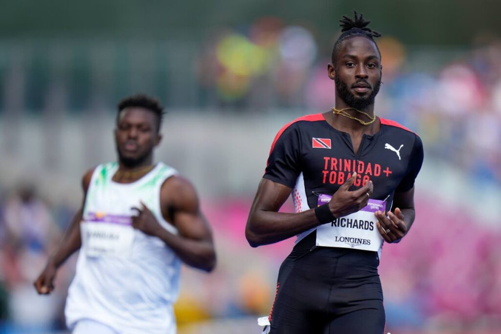 Richards anchors Trinidad and Tobago 4x400m men to Commonwealth gold